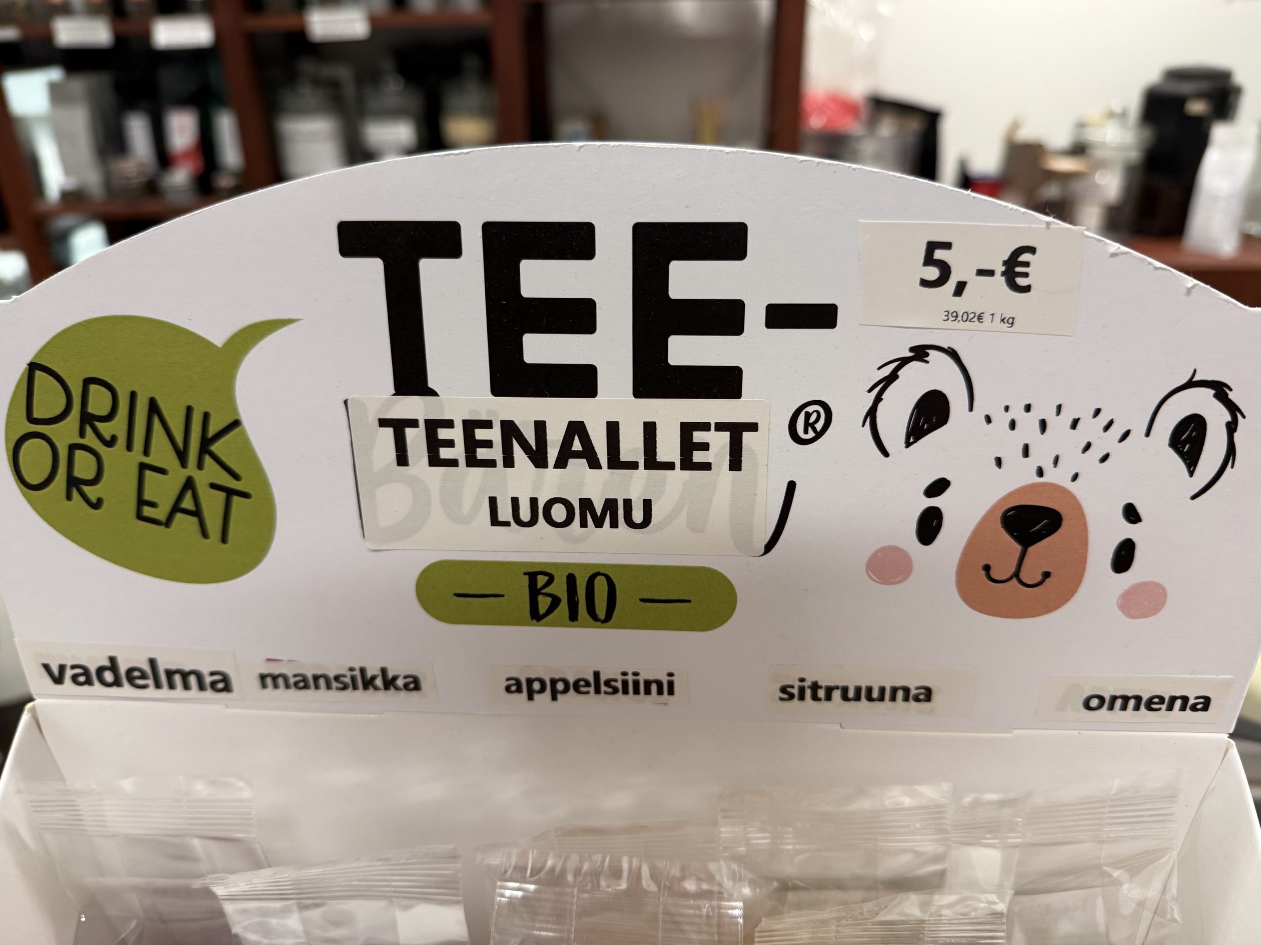 Teekarkit tai teenallet luomu 125g - Image 2