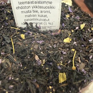 Hunajamarjatee haskap - musta tee