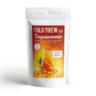 Kylmäuutettu vihreä tee cold brew