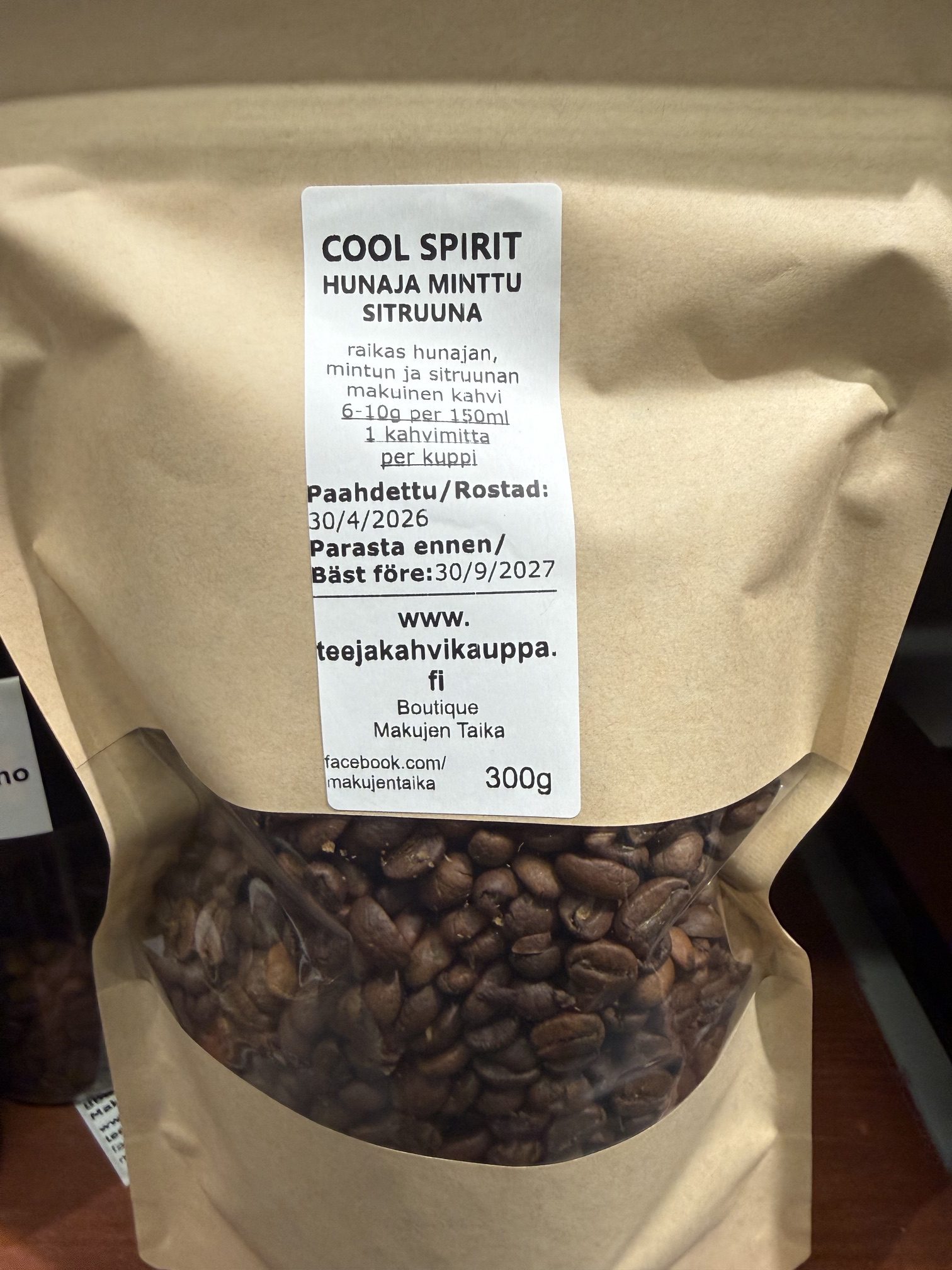 COOL SPIRIT - jälkiruoka kahvia